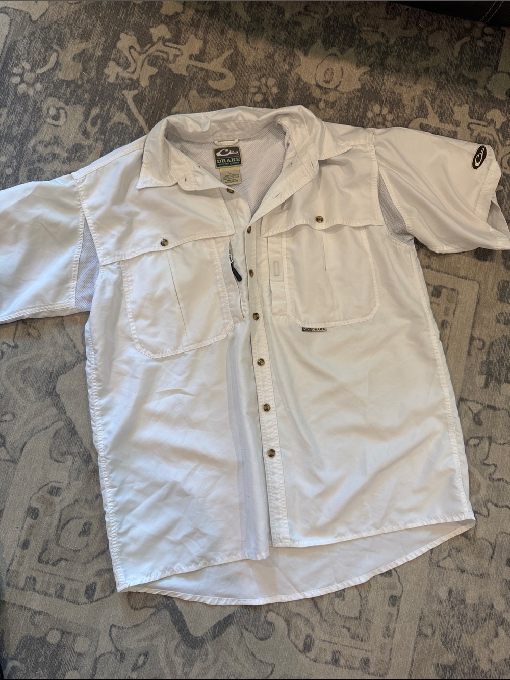 Drake Button Up Fishing Shirt